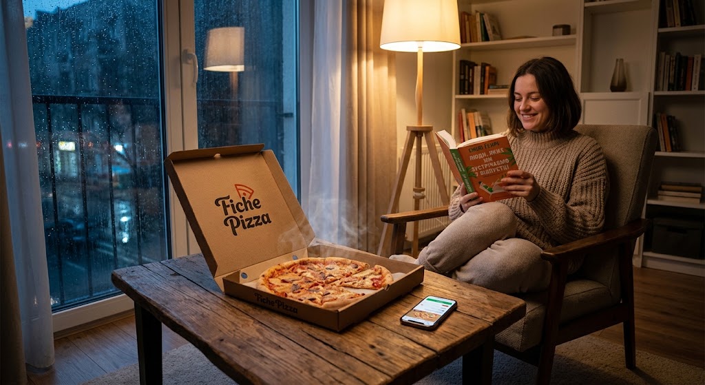 🍕 Вечір з книжкою і піцою: два задоволення, які ідеально поєднуються